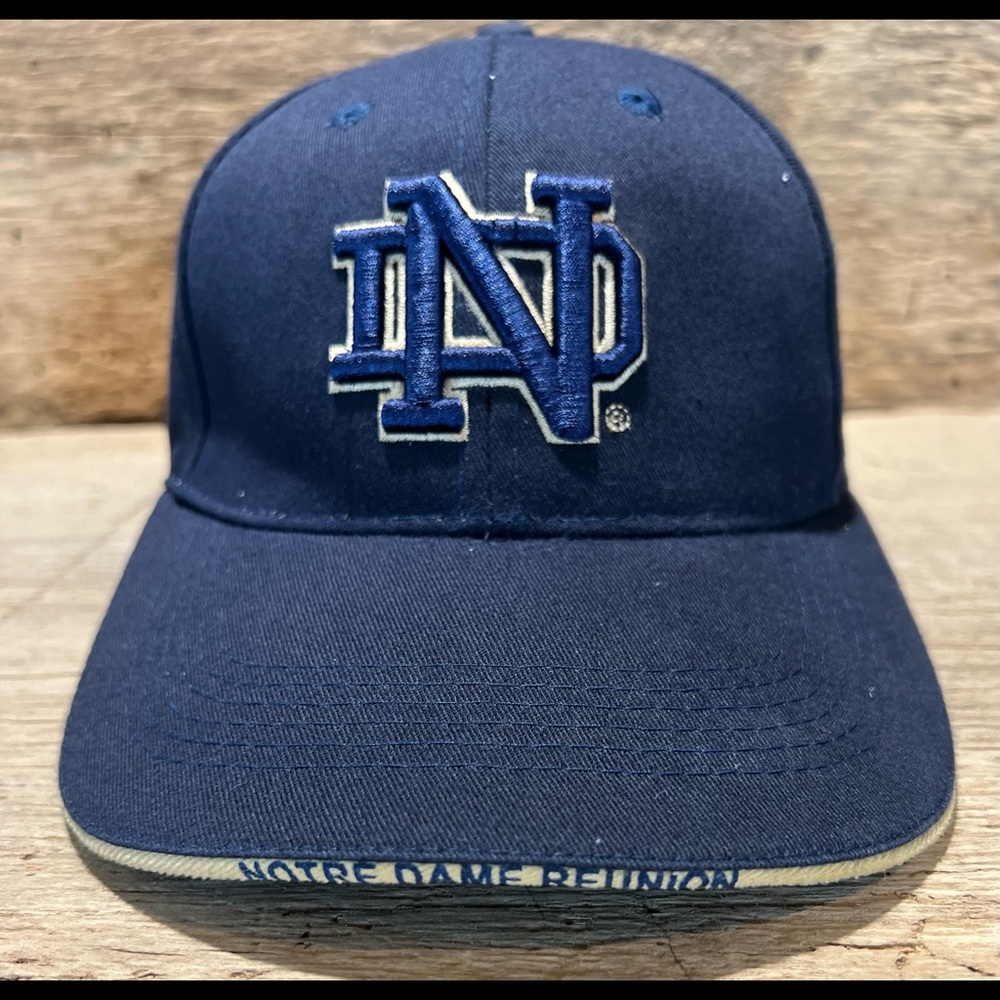 Vintage Notre Dame Alumini Association Reunion Hat with retired logos